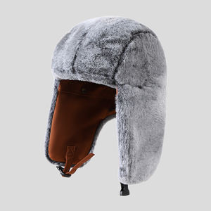 Protección contra el frío Snowboard Ski Men's Trapper Cold Winter Sports Flight Cap <span class=keywords><strong>pilot</strong></span> Cap con almohadillas para los oídos - Product Image 3