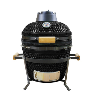 Auplex Small Komodo, Parrilla Kamado de Cerámica Premium de 16 Pulgadas, Altura Ajustable, Diseño Moderno, Acero Inoxidable, <span class=keywords><strong>Asador</strong></span> Giratorio, Parrilla de Lujo - Product Image 1