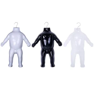 Wholesale Plastic Half Body Kids Mannequins Children's Display Model Hanging Mannequins Torso