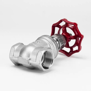 Vanne à boisseau Z15W-16P filetée en acier inoxydable 201/304, structure à bille manuelle pour l'eau du robinet, l'alimentation en huile, DN50 (1 pouce 6/8 pouces) - Product Image 1