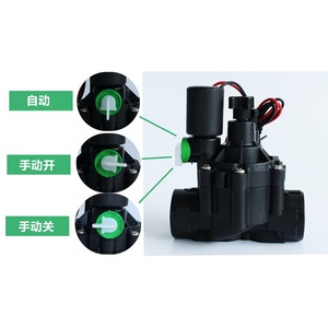 Válvula Solenoide de Riego Automático Zanchen DN25 32 para Tubería de 1 Pulgada con Interruptor Manual para Jardinería Paisajística - Product Image 4