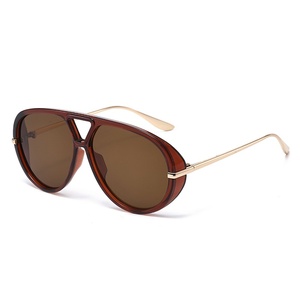 Lunettes <span class=keywords><strong>de</strong></span> soleil style pilote, monture intégrale, protection UV400, verres miroir, forme concave, unisexe, pour les voyages et la photographie - Product Image 6