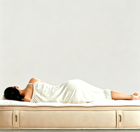 Matelas hybride à ressorts ensachés, compressé sous vide, enroulé dans une boîte, livraison rapide, taille twin, queen, king