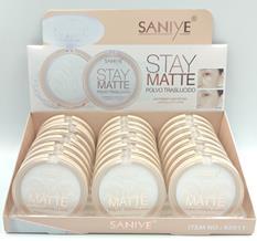 Poudre pressée Saniye Stay Matte, contrôle du sébum, fini mat pour peaux grasses - Product Image 3