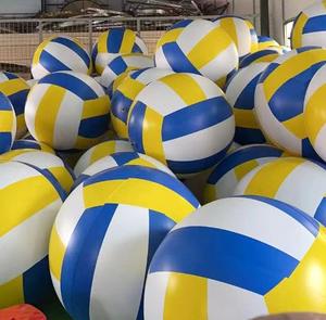 Promoción publicidad colorida sin mínimo marca personalizada con impresión <span class=keywords><strong>de</strong></span> logotipo Pvc <span class=keywords><strong>pelota</strong></span> <span class=keywords><strong>de</strong></span> <span class=keywords><strong>voleibol</strong></span> inflable <span class=keywords><strong>pelota</strong></span> <span class=keywords><strong>de</strong></span> <span class=keywords><strong>playa</strong></span> al aire libre - Product Image 1