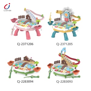 Chengji มัลติฟังก์ชั่ชิงช้าสวรรค์สไลด์ติดตามเพลงตลกฤดูร้อนพลาสติกเกมตกปลาของเล่นสำหรับเด็กวัยหัดเดินปลาจับ - Product Image 5