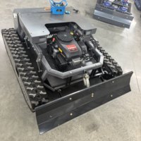 Robot tondeuse à gazon électrique télécommandé à essence avec GPS, robot déneigeur intelligent et robot tondeuse à gazon avec GPS