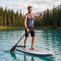 Gilet de protection pour sports nautiques en néoprène de 2 mm avec logo personnalisé, gilet de wakeboard et de kitesurf