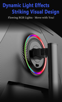 Moniteurs de 34 pouces Ultra Wide 3440*1440 Résolution Moniteur LCD de jeu 180Hz Compatible PC de jeu pour une utilisation de bureau