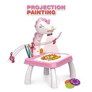 กระดานวาดภาพแม่เหล็กสำหรับเด็ก,กระดานวาดภาพแบบลบได้ของเล่นมีเพลงและไฟ - Product Image 2