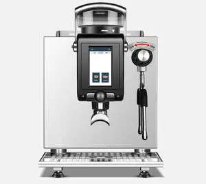 Mesin pembuat kopi pembuat kopi profesional komersial dan mesin exso dengan penggiling penggunaan ukuran kecil