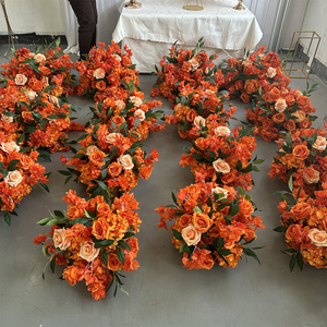 IFG 40cm Boules <span class=keywords><strong>de</strong></span> fleurs décoratives d'automne Orange brûlé pour les arrangements <span class=keywords><strong>de</strong></span> mariage - Product Image 2