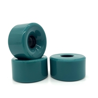 Roues de patins à roulettes OEM complètes à quatre vitesses 65mm * 36mm 78A-95A, roues de patins quad personnalisées 65mm, roues de patins plates 65mm avec roulement