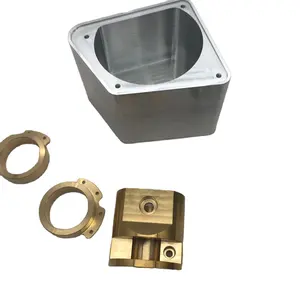 Tùy Chỉnh Chính Xác Brass Thép Không Gỉ Nhôm Máy Bay Tuabin Lưỡi Các Bộ Phận Với CNC Gia Công Quay Phay Phụ Kiện