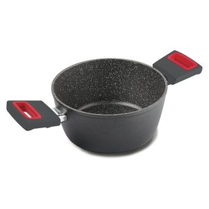 Casseruola Alluminio antiaderente (20cm) VIVÀ Grigio e Rosso 2253 - Product Image 1
