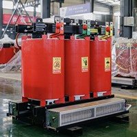 Transformateur sec de type SCB14 à enroulement en aluminium, 3 phases, 10 kV, 1000 kVA, résine époxy, refroidissement par air, taille compacte, pour campus scolaire