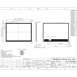 10.1 इंच fhd 1920x1200 tft Lcd पैनल + ड्राइविंग सर्किट + ड्राइविंग सर्किट + बैक लाइट सिस्टम - Product Image 2