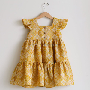 Abito in Puro Lino Stile Casual con Logo ODM per Bambine e Ragazze - Product Image 2
