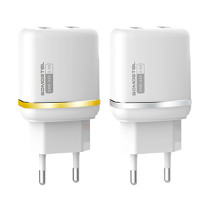 Cargador de Pared SOMOSTEL de Alta Calidad con Cable de Datos USB, Adaptador de <span class=keywords><strong>Carga</strong></span> Rápida de 12W, Venta al Por Mayor de Fábrica, Cargadores para Celulares - Product Image 4