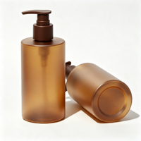 Botella de Plástico PET de Lujo de 200/400/500 ml para Champú y Gel de Ducha, Envase Cosmético Vacío con Bomba, Botellas de Plástico Personalizadas para el Cuidado de la Piel