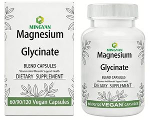 Cápsulas de Glicinato de Magnesio 99% de Marca Privada al por Mayor OEM/ODM para Adultos, 1-2 Cápsulas, Suplemento Dietético para el Apoyo Muscular y Cardíaco - Product Image 2