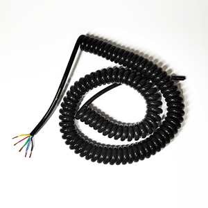 5 lõi 18AWG Nhà cung cấp Cáp Xoắn Ốc cuộn cáp xoắn ốc 2 lõi 150A anderso tải Hệ thống cánh tay cuộn Cáp Xoắn Ốc - Product Image 3