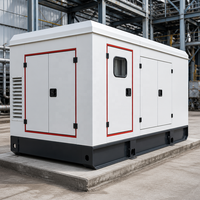 Groupe électrogène diesel insonorisé 100 kVA pour alimentation de secours industrielle LINGGE Triphasé 400 V 50/60 Hz avec ATS