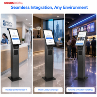 Quiosco Interactivo Comercial Popular de Autoservicio con Pantalla Táctil HD, Terminal Inteligente Todo en Uno