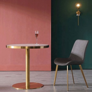 Mesa moderna de lujo para muebles comerciales para restaurante escuela sala de estar al aire libre Hotel comedor taller Hospital HECHO DE Metal - Product Image 6