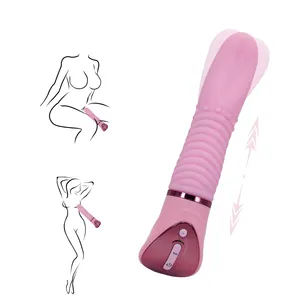 Top Fashion G Spot Clitóris Estimulador Vaginal Sex Toy Para As Mulheres 10 Freqüência Vibração Inteligente Motor Tongue Vibrador