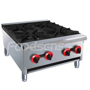 Kaliteli masa üstü ticari gaz pişirme sobalar tipi paslanmaz çelik gaz sobası ile 4 büyük brülörler - Product Image 5