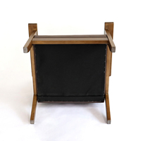 Canapé de salon de conception nouvelle, le plus vendu, démontable, personnalisé, en cuir PU, avec revêtement en bois massif, chaise de salle à manger
