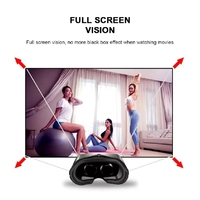 高品质VR耳机5-7英寸3D眼镜虚拟现实全屏视觉广角智能头盔