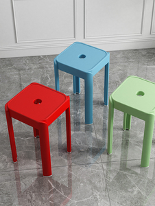 Mobili da ristorante all'ingrosso sgabelli impilabili per esterni prezzo economico sedia in plastica PP sgabello quadrato rotondo - Product Image 5