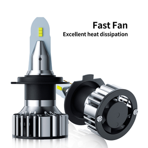 Bộ Chuyển Đổi Đèn Pha LED, Quạt Thiết Kế 6500K 1 + 1 50W 15000LM H1 H4 H7 H8 H9 9005 9006 9012 H11, Bóng Đèn Pha LED - Product Image 5