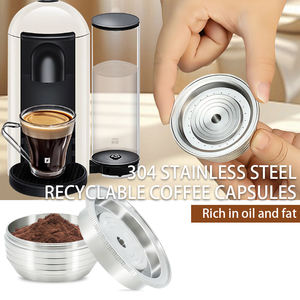 Cápsulas Reutilizables de Acero Inoxidable para Rellenar con Polvo, Compatibles con la Cafetera <span class=keywords><strong>Nespresso</strong></span> <span class=keywords><strong>Vertuo</strong></span> - Product Image 2