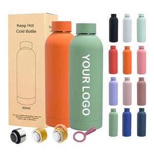 Best Seller 500ml 750ml 1000ml Botella <span class=keywords><strong>de</strong></span> agua deportiva aislada con vaso personalizado Botella <span class=keywords><strong>de</strong></span> agua <span class=keywords><strong>de</strong></span> acero inoxidable <span class=keywords><strong>de</strong></span> doble pared - Product Image 1