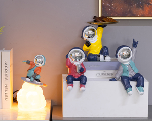 Astronauta con vassoio <span class=keywords><strong>da</strong></span> scrivania per bambini decorazione decorazione porta chiavi <span class=keywords><strong>da</strong></span> salotto - Product Image 3