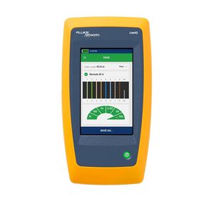 เครื่องทดสอบสายเคเบิลเครือข่าย Fluke Networks LinkIQ 10G Ethernet Analyzer IP55 สีเหลือง - Product Image 1