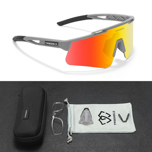 Kính thể thao ngoài trời chống gió, chống tia UV400, có thể in logo tùy chỉnh, kiểu dáng thời trang, tiết kiệm chi phí, dành cho xe đạp, chạy bộ. - Product Image 2