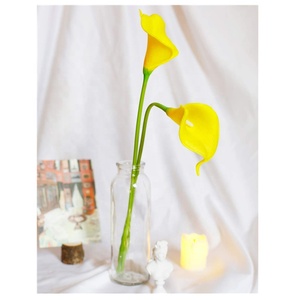 Lys — Bouquet de fleurs en Latex artificielles réalistes, 15 pièces, véritables tactile, pour un Bouquet de mariage, pour décorer la maison - Product Image 5