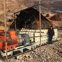 Concasseur à double rouleaux TIANKE pour gangue de charbon, rouleaux en acier à haute teneur en manganèse, capacité de 1000t/h pour station de concassage de charbon de construction