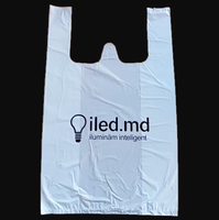 Sacs en PE recyclables avec poignées pour t-shirts, personnalisables avec logo, certifiés ISO9001, pour supermarchés et expositions - Vente en gros