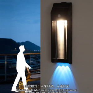 Lámparas LED Solares con Sensor de Movimiento IP65 para Hogar y Carretera, Uso en Exteriores, Jardín, Placas de Identificación para Puertas, Impermeables - Product Image 4