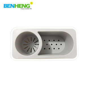 Ensemble brosse de toilette et support de rangement en PET, prix usine, brosse de nettoyage avec manche en <span class=keywords><strong>aluminium</strong></span>, accessoires de salle de bain - Product Image 3