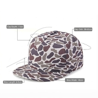 Casquette de baseball personnalisable brodée sur mesure, perforée, blanche unie, camouflage, pour homme, 5 panneaux, avec trous découpés au laser, pour le golf et la performance