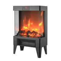 Cheminée électrique sans fumée pour l'intérieur, chauffage domestique, flamme 3D, multifonctionnelle, ventilateur chauffant à économie d'énergie