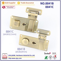 Serrure à clé en alliage de zinc de haute qualité 8841C pour boîte en bois, serrure de bagage, serrure de boîte à outils de sécurité, accessoires de quincaillerie pour sac