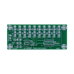Kit électronique intelligent Formation au soudage <span class=keywords><strong>SMD</strong></span> NE555 + <span class=keywords><strong>CD4017</strong></span> Module LED de lumière coulant d'eau légère Kit de bricolage Apprendre les principes électroniques - Product Image 2