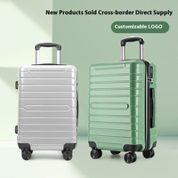 Nouvelle valise de voyage à main ABS à la mode légère et silencieuse Spinner Wheels TSA Lock Résistant à l'usure PC Password Trolley Case